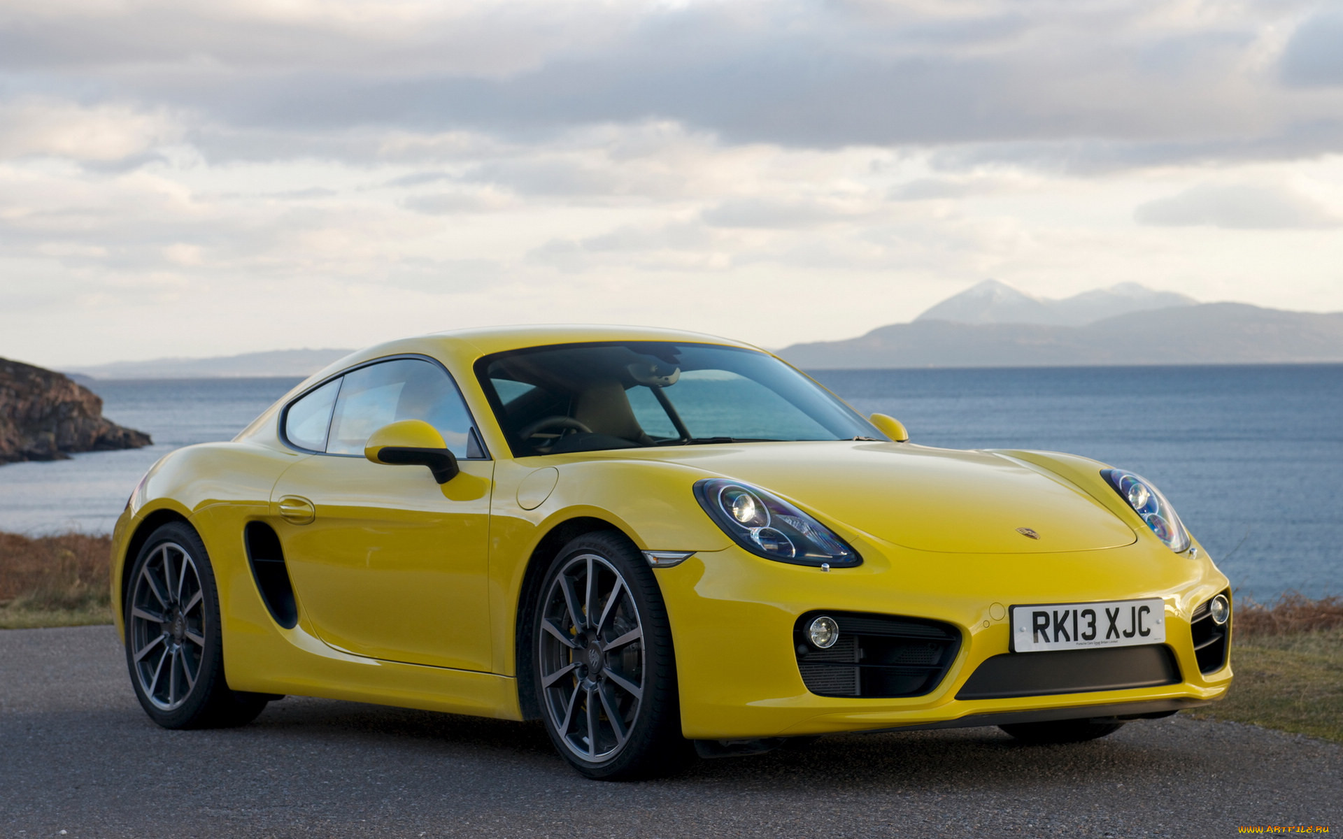 , porsche, cayman, s, car